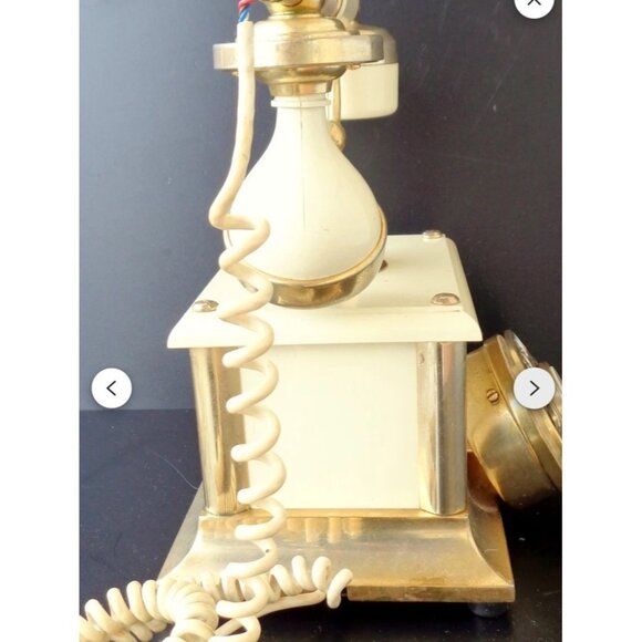 Antique Rotary Telephone Made In Italy French Style Princess Provincial Vintage - Picture 2 of 4
